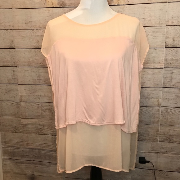 Zara knit tunic top light pink - Picture 1 of 4